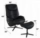 ACME Furniture Labonita Black Leather Manual Swivel Recliner and Ottoman-4