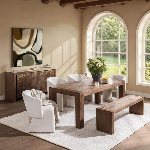 Classic Home Glendale Toasted Chestnut Dining Table-1
