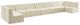 Meridian Furniture Tuft 9-Piece Cream U-Shape Sectional-0