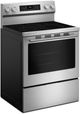 KitchenAid® 30'' PrintShield™ Stainless Steel Smart Freestanding Electric Range with Convection Cooking Modes-4