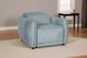 Alexandra Home Nubuck Green Leather Power Recliner-0