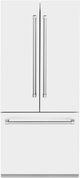 ZLINE 36" 19.6 Cu. Ft. White Matte Built-In French Door Refrigerator-0