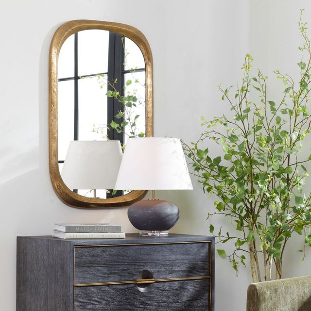 Uttermost® Malone Brass Mirror-2