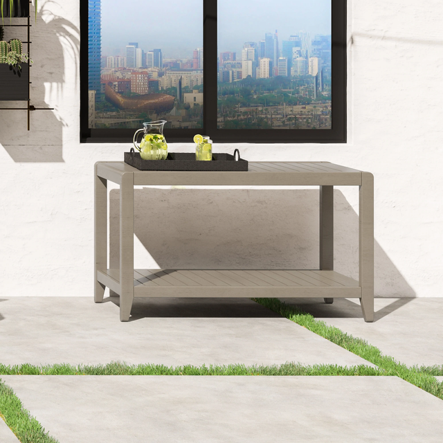 homestyles® Sustain Gray Outdoor Sofa Table-4