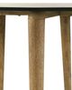 Coaster® Aldis White Coffee Table with Natural Base-3