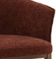 Dovetail Furniture Delmore Natural/Rust Dining Arm Chair-4