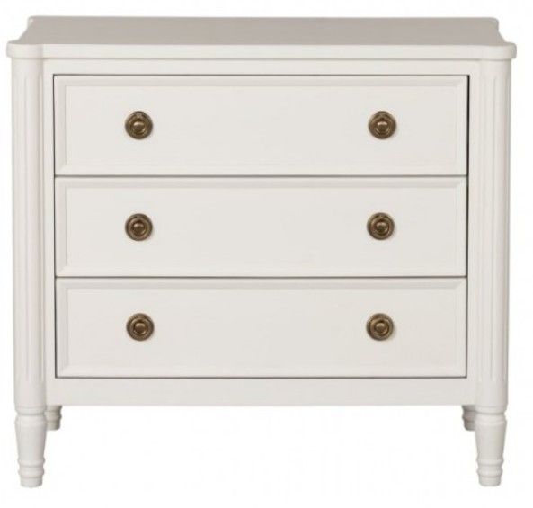 Furniture of America® Altamira White Oversized Nightstand-2