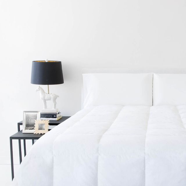 Malouf® Woven White King Down Blend Comforter-3