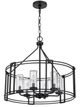 Cal® Lighting & Accessories Luton Cage 6-Light Iron Metal Chandelier-2