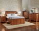 A-America® Mission Hill Bedroom Harvest Queen Captain Bed-2