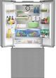 Blomberg 30 in. 16.1 Cu. Ft. Fingerprint-Free Stainless Steel with Finished Gray Sides Counter Depth French Door Refrigerator -2