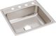 Elkay Lustertone® Classic Lustrous Satin 22" x 22" x 7-5/8" 4-Hole Single Bowl Drop-In Sink-0