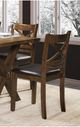 Mazin Furniture Pandora 5-Piece Warm Oak Brown Dining Set-2