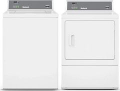 Huebsch White Front Load Prep For Card Commercial Laundry Pair