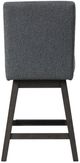 New Classic® Home Furnishings High Line Gray Swivel Counter Stool-4