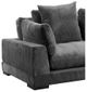 Moe's Home Collection Tumble Lounge 4-Piece Charcoal L-Shaped Modular Sectional and Ottoman-2