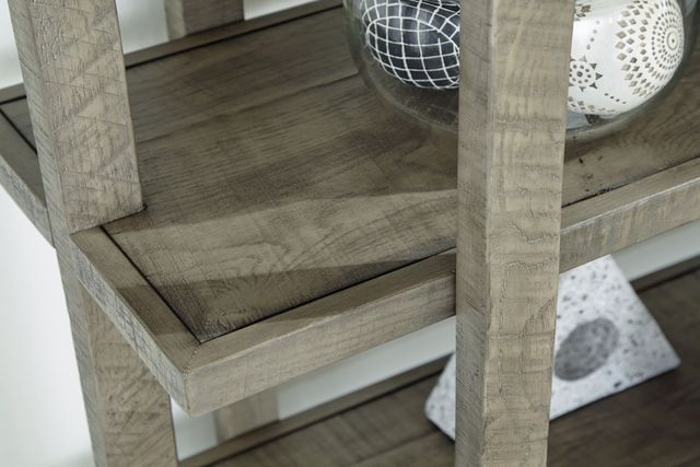 Signature Design by Ashley® Bergton Distressed Gray Bookcase-3