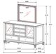 Coaster® Sandy Beach Cream White Dresser and Mirror-4
