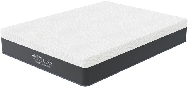 American Wholesale Furniture Krug 2.0 Hybrid 14" Plush Tight Top King Mattress-0