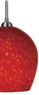 Cal® Lighting & Accessories Red Lava Swirl Pendant-1