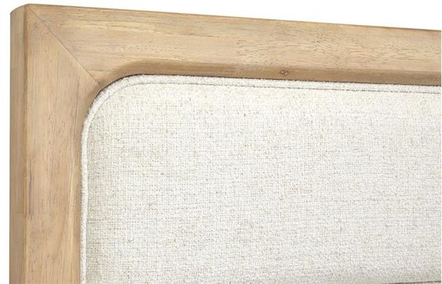 Magnussen Home® Somerset Butternut/Omari Natural California King Upholstered Panel Bed-3