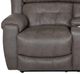 Franklin™ Corwin Dakota Gray Leather Manual Reclining Console Loveseat-1