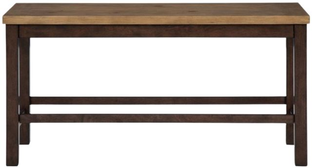 Signature Design by Ashley® Anixburg Dark Brown/Light Brown Double Counter Bench-1