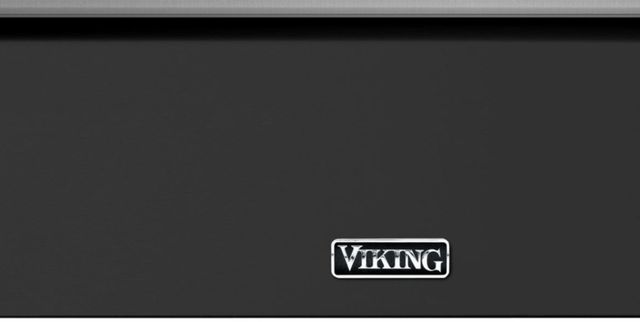 Viking® 3 Series 30" Cast Black Warming Drawer-1
