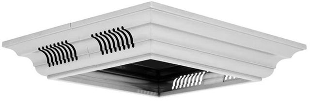 ZLINE Stainless Steel Crown Molding with Built-in CrownSound Bluetooth Speakers-1