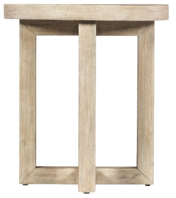 Hooker® Furniture Commerce and Market Modern Natural Light Side Table-2