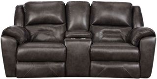 Southern Motion™ Customizable Pandora Double Manual Reclining Loveseat with Console