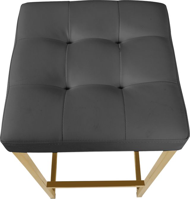 Meridian Furniture Nicola Gray Faux Leather Counter Stool-2