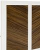 Homelegance® Oslo Walnut/White King Panel Bed-4