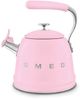 Smeg 50's Style 2.3 L Pink Whistling Electric Kettle-0