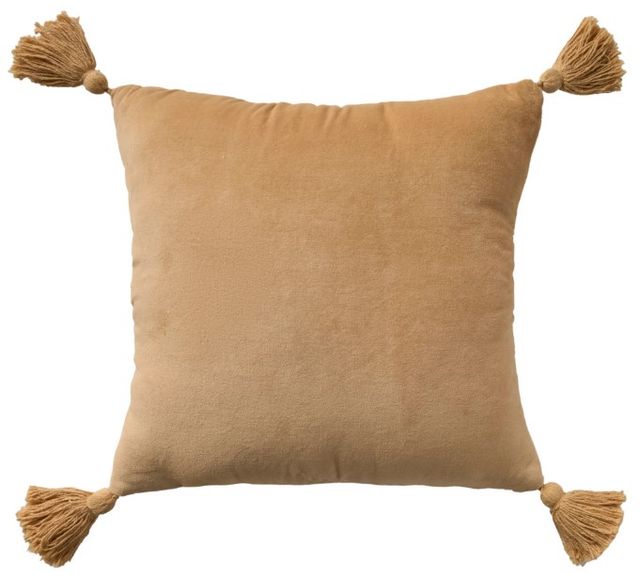 Nourison Home™ Mina Victory Vintage Pillow Olive Floral Checkers 18"x18" Throw Pillow-1