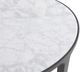Fairfield® Phoenix White Carrara Table with Black Base-4