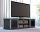 Salamander Designs® Synergy Model 248 AV Cabinet-Black/Aluminum-1