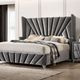 Furniture of America® CarNatural Tone 5-Piece Bedroom Set-1