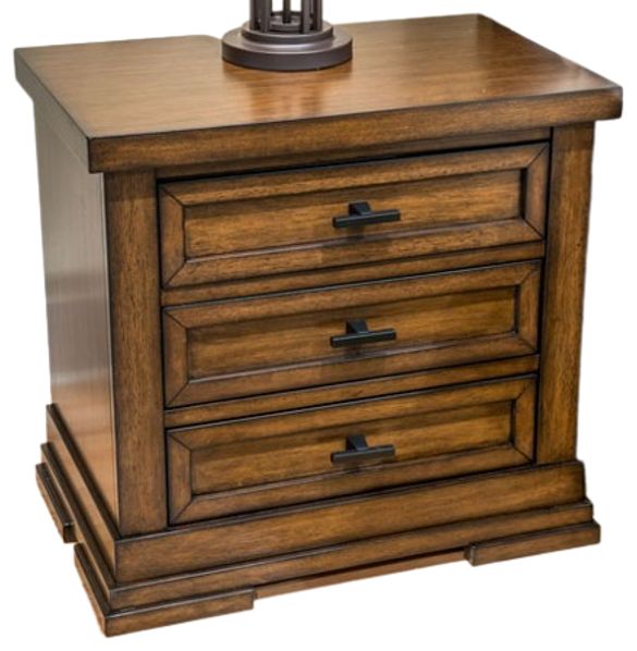 Taffenbrook Nightstand - Medium Brown
