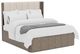 Riverside Furniture Sariel Designer Espresso Upholstered King Panel Bed-0