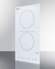 Summit® 12" White Electric Cooktop-3