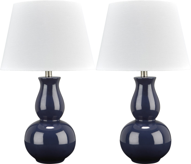 Signature Design by Ashley® Zellrock 2-Piece Navy Table Lamp Set-0