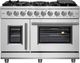 FORNO® Massimo 48" Stainless Steel Pro Style Gas Range-0