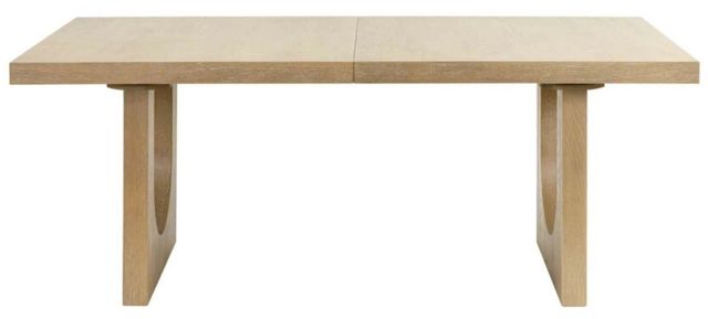 Martin Furniture Canyon Drive Cerused White Oak Extension Dining Table-1