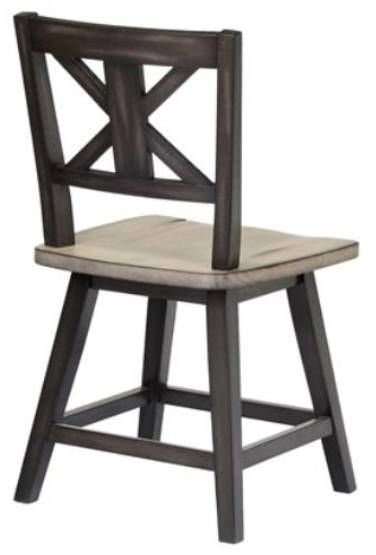 Urban Styles Furniture Orlando Cappuccino/Smoke Gray Dining Chair-1