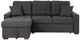 Homelegance® McCafferty 2-Piece Dark Gray Left-Arm Facing Sleeper Sectional with Hidden Storage-4