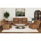 Elements International Mustang Aline Butternut Power Recliner with Power Headrest and Lumbar-2