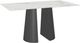 Amisco Customizable Gemma 72" Rectangular Counter Height Pub Table with 0.5" Italian Porcelain on Glass Top-0