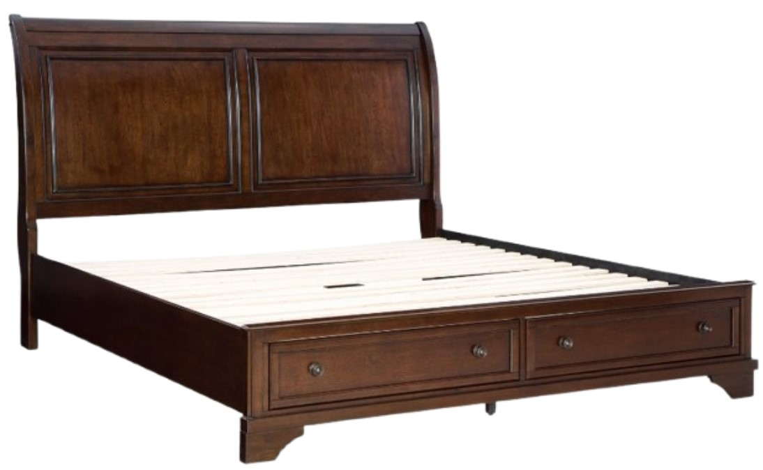 Signature Design By Ashley Trellington Storage Sleigh Bed - Thumbnail 5