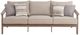 Signature Design by Ashley® Francis Beach Gray/Natural Aluminum/Fabric/Wicker Outdoor Sofa-2